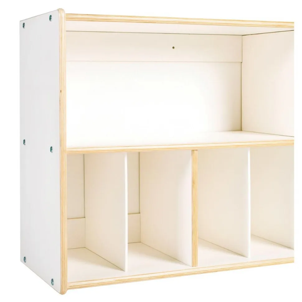 White Wall Diaper Storage