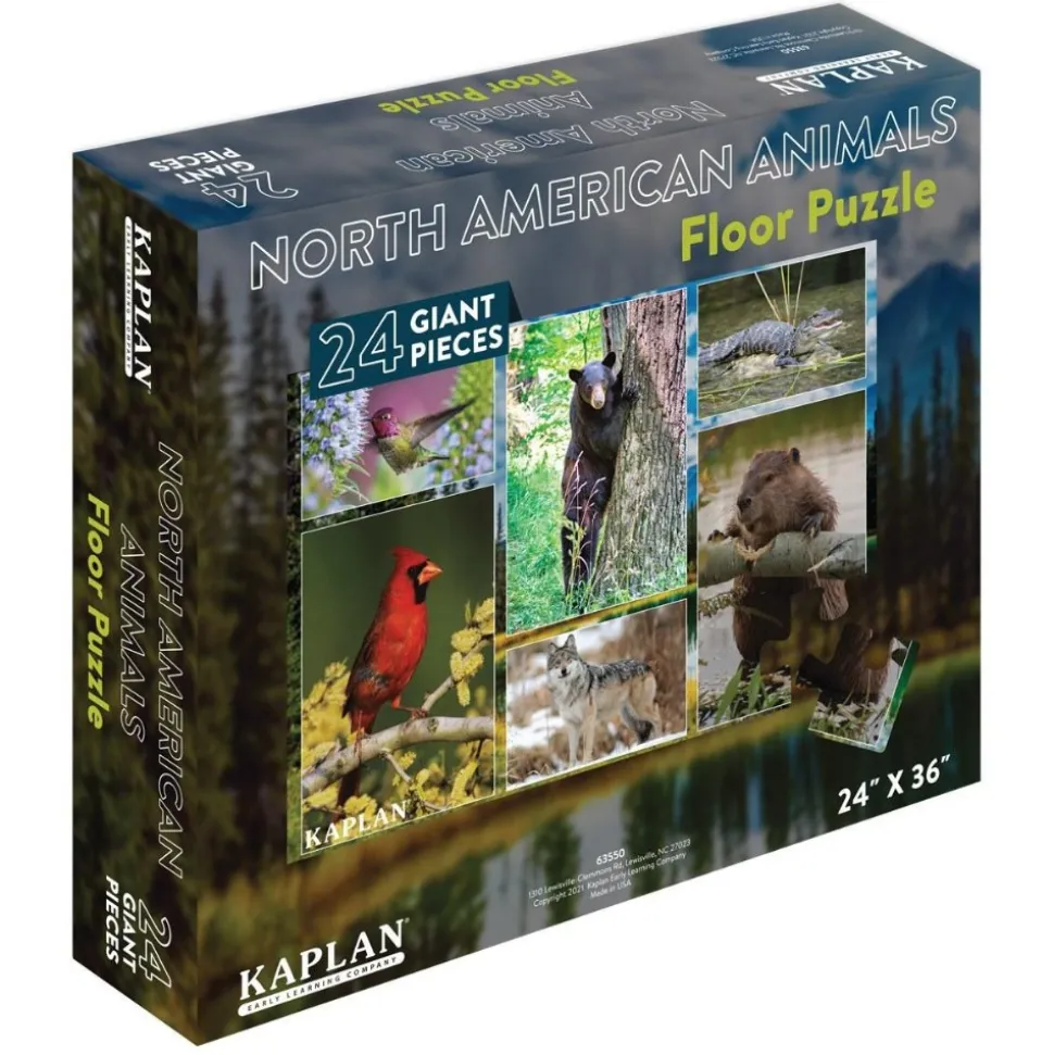 Wildlife Floor Puzzles Set of 3