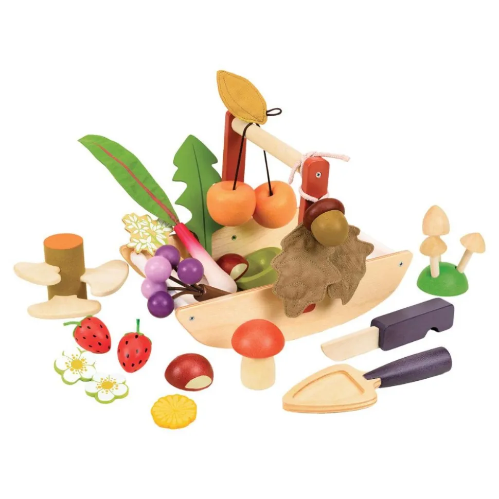 Wild Wood Foraging Trug Wooden Playset