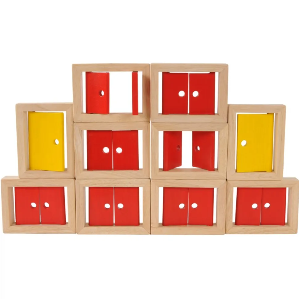 Wooden Doors and Windows 10 Piece Set