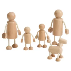 Wooden Family Playset
