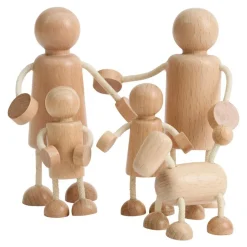 Wooden Family Playset