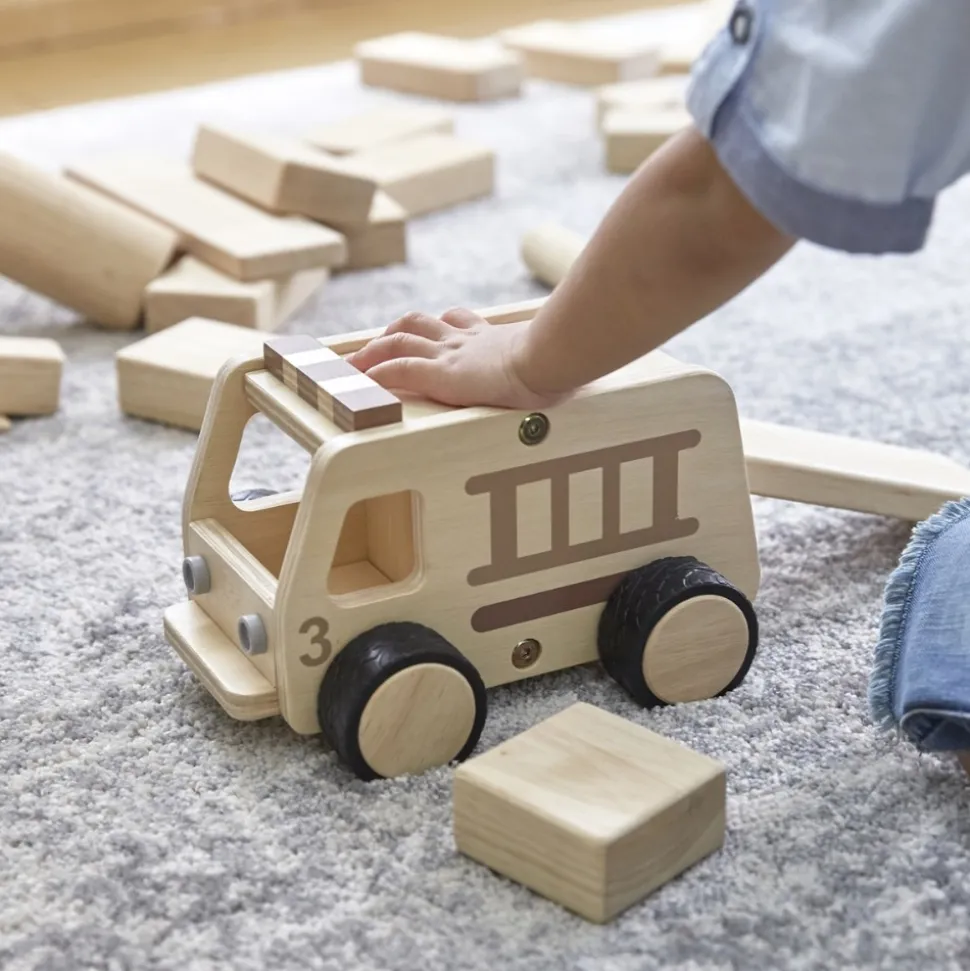 Wooden Fire Truck