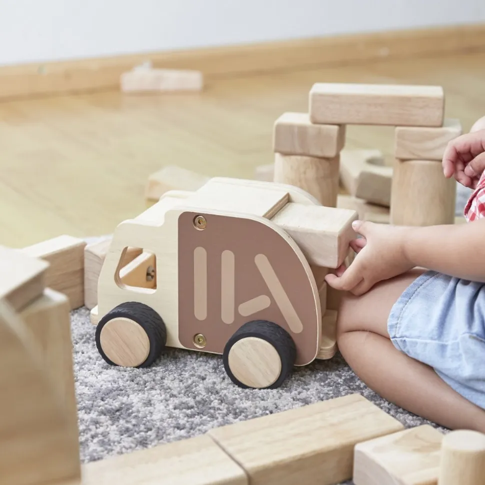 Wooden Garbage Truck