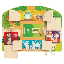 Wooden Lock & Latch Board