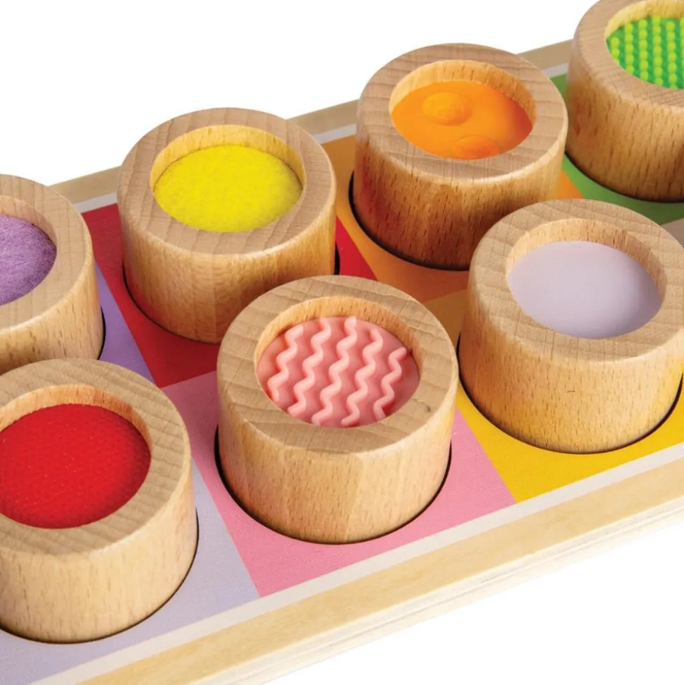 Wooden Rainbow Sensory Board