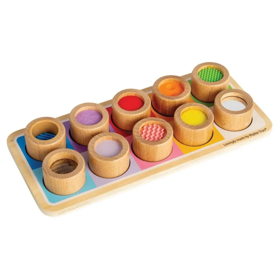 Wooden Rainbow Sensory Board