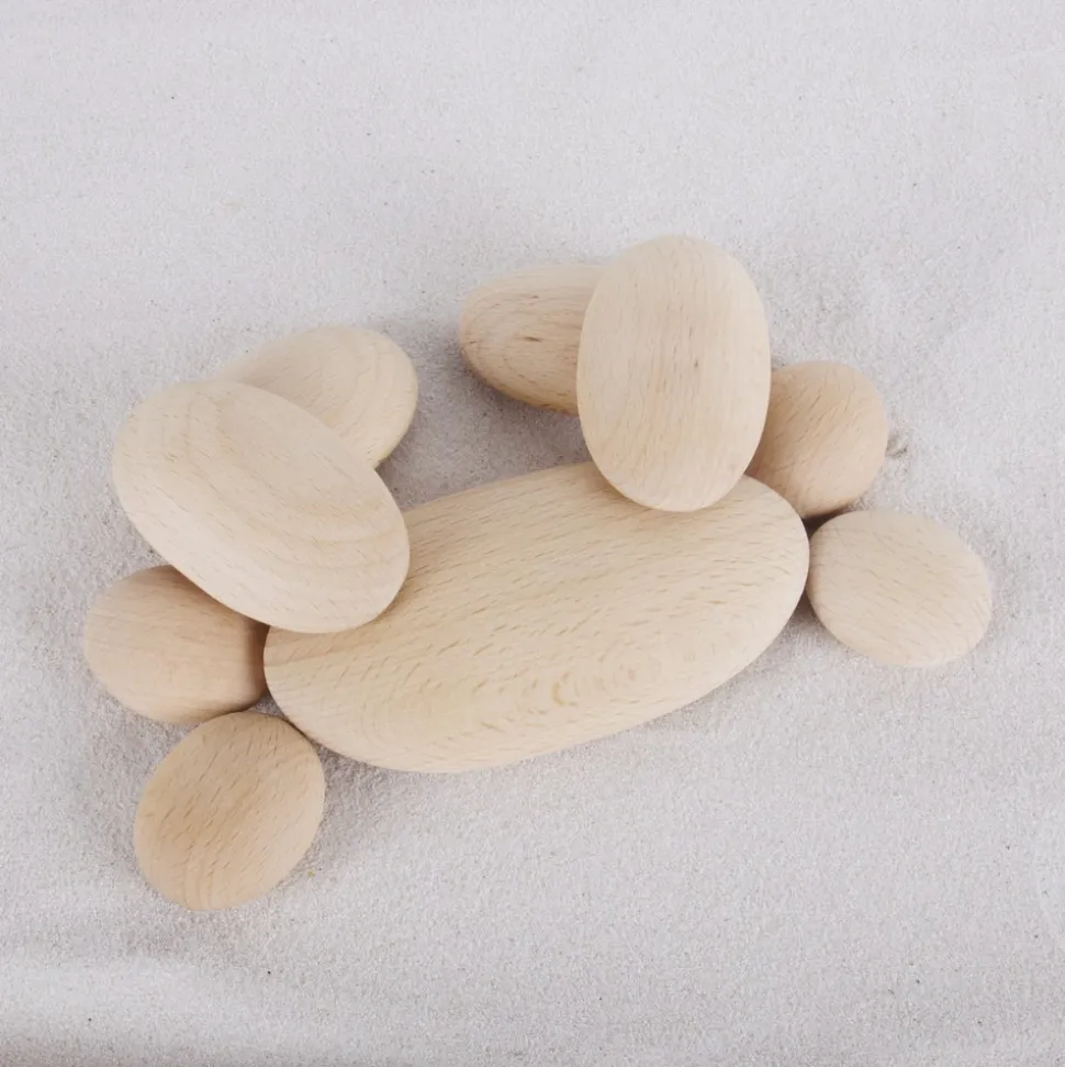 Wood Stackers: River Stones 20 Pieces