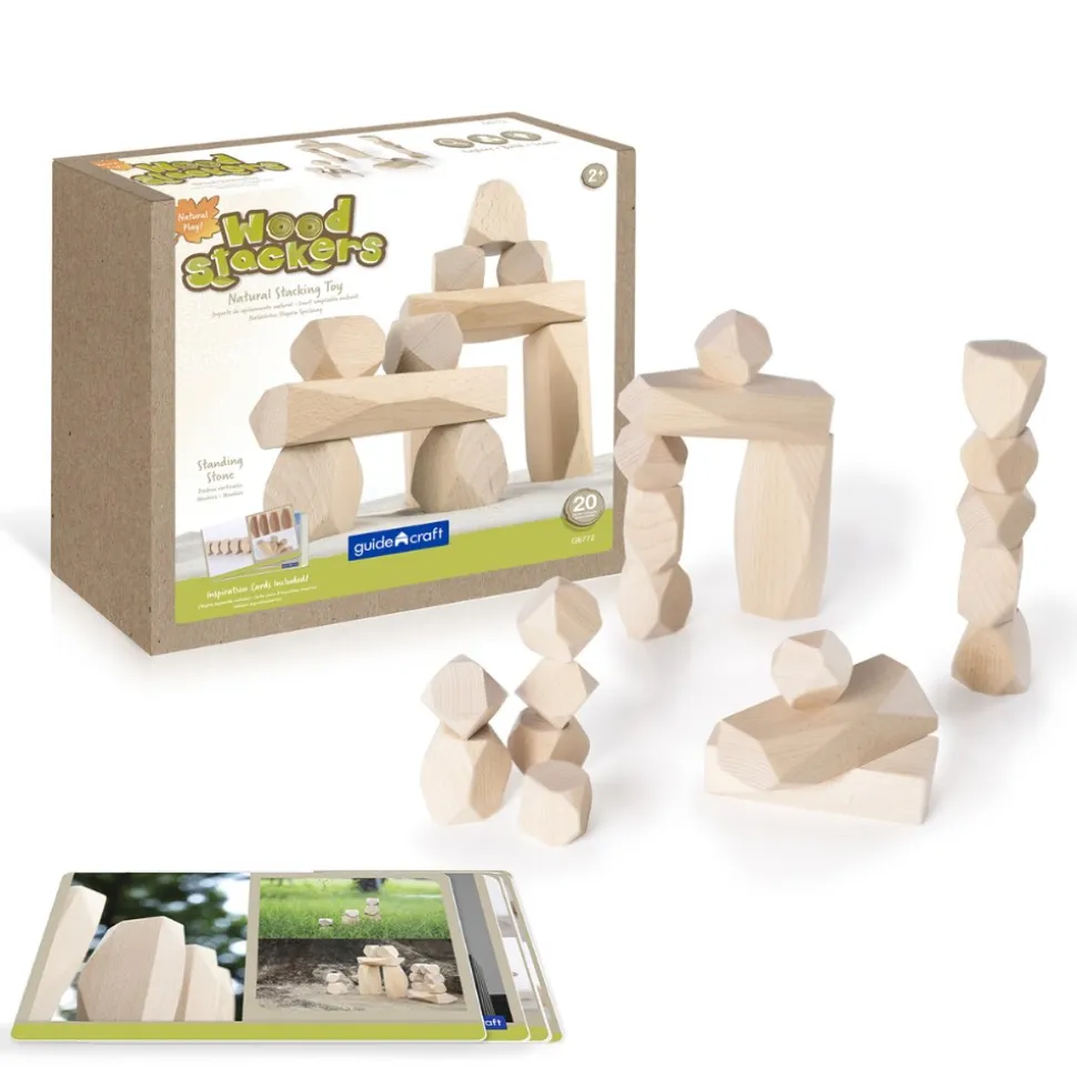 Wood Stackers: Standing Stones 20 Pieces