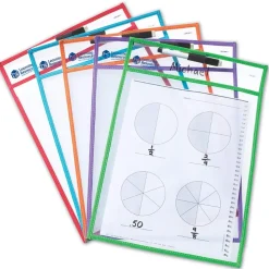Write and Wipe Pockets Set of 5